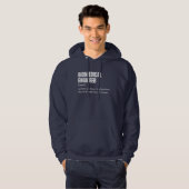 Cool Biomedical Engineer Definition Hoodie (Voorkant volledig)