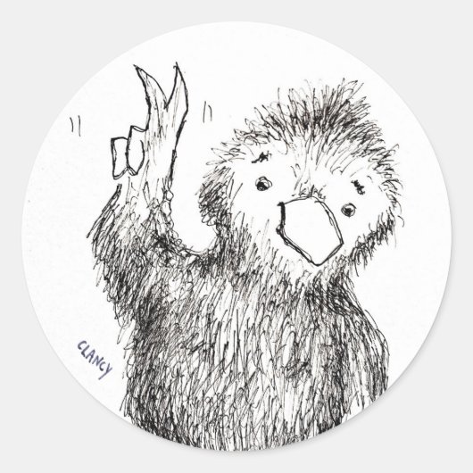 Cool Bird sticker (Voorkant)