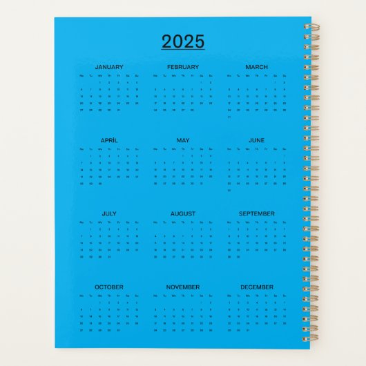 Cool Birds with Sunglasses at Sunset Planner (Achterkant)