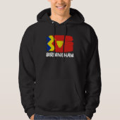 Cool Birmingham Flag Hoodie (Voorkant)