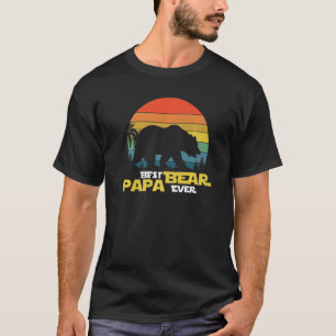 Cool Birthday for Dad Best Papa Beer Father T-shirt