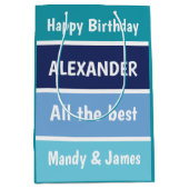 Cool Birthday Wishes Medium Cadeauzakje (Voorkant)