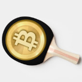 Cool Bitcoin aanpassen Tafeltennisbatje (Zijkant)