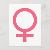 Cool Bittersweet Venus symbool Briefkaart (Voorkant)