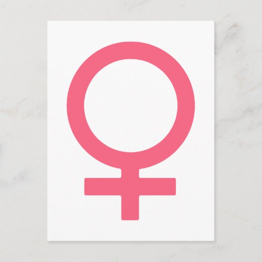 Cool Bittersweet Venus symbool Briefkaart (Voorkant)