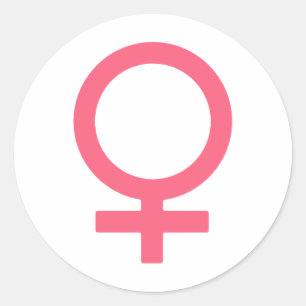 Cool Bittersweet Venus symbool Ronde Sticker