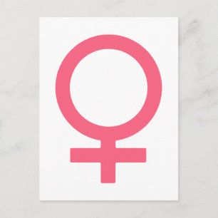 Cool bitterzoete Venus-symbool Briefkaart