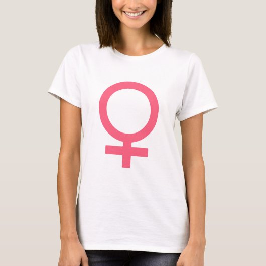 Cool bitterzoete Venus-symbool T-shirt (Voorkant)