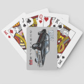 Cool  Black 1967 Chevelle SS Pokerkaarten (Achterkant)