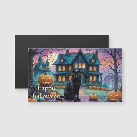 Cool Black Cat, Jack O Lanterns, Spooky House (Voorkant / Achterkant)