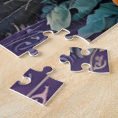 Cool Black Cat, Jack O Lanterns, Spooky House Legpuzzel (Zijkant)