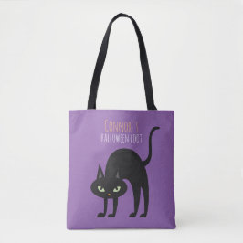 Cool Black Cat Kinder Trick or treat Tote Bag