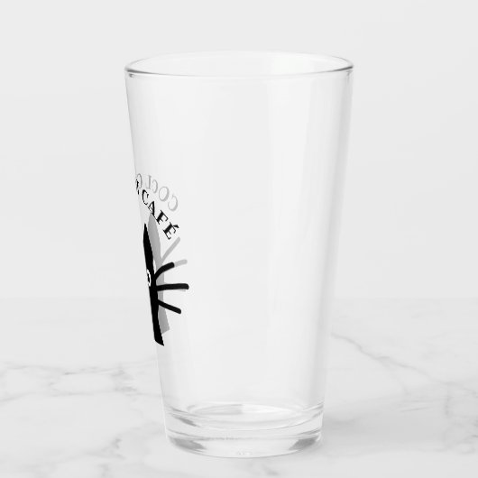 Cool Black Cat op maat Glas (Links)