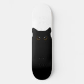 Cool Black Cat Persoonlijk Skateboard (Voorkant)