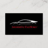 Cool Black Core Visitekaartjes voor de automobieli (Voorkant)