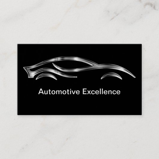 Cool Black Core Visitekaartjes voor de automobieli (Voorkant)