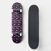 Cool Black en Blue zijn een speciaal skateboard vo (Voorkant)