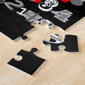 Cool Black en White Digits of Pi Legpuzzel (Zijkant)