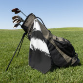 COOL Black en White Golfhanddoek (Groen)