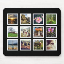 Cool Black en White Instagram Photo Collage