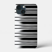 Cool Black en White Striped Pattern Case-Mate iPhone Case (Achterkant)