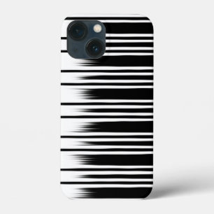 Cool Black en White Striped Pattern Case-Mate iPhone Case