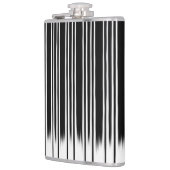 Cool Black en White Striped Pattern Heupfles (Links)