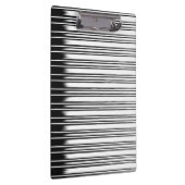 Cool Black en White Striped Pattern Klembord (Rechts)