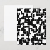 Cool Black en White Trendy Stylish Pattern (Voorkant / Achterkant)