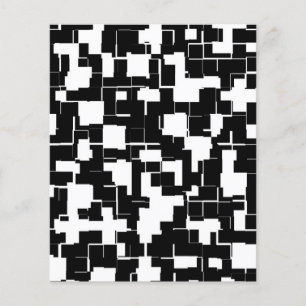 Cool Black en White Trendy Stylish Pattern