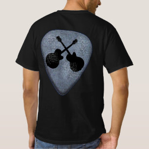 Cool Black Guitars Rock T-shirt