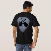 Cool Black Guitars Rock T-shirt (Achterkant volledig)