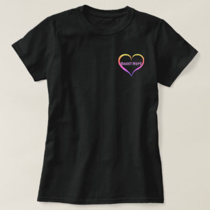 Cool Black Heart Scent Work Pock T-Shirt