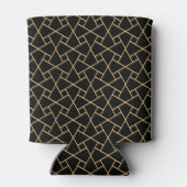 Cool Black Islamic Pattern Koelbox Blikjeskoeler (Achterkant)
