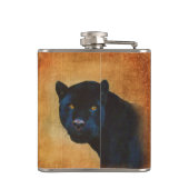 Cool Black Jaguar Panther Wildlife Big Cat Heupfles (Achterkant)