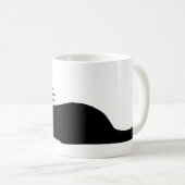 Cool Black Kitty Cat Fun Feline Lover's Cute Koffiemok (Voorkant rechts)