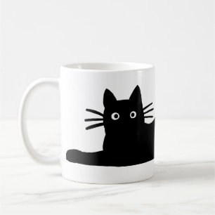 Cool Black Kitty Cat Fun Feline Lover's Cute Koffiemok