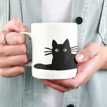 Cool Black Kitty Cat Purrfect Feline Lover's