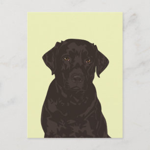 Cool Black Labrador Retriever Dog Briefkaart