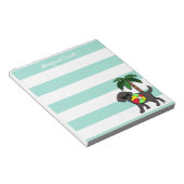 Cool Black Labrador Sunglazen Notitieblok (Schuin)