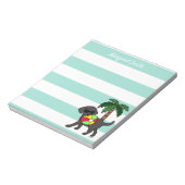 Cool Black Labrador Sunglazen Notitieblok (Linkerzijde)