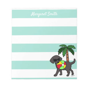 Cool Black Labrador Sunglazen Notitieblok