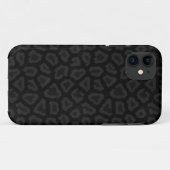 Cool Black Leopard Print iPhone 5 Hoesje (Achterkant (horizontaal))
