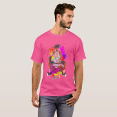 Cool Black Mannen Hip Hop T-shirt (Voorkant volledig)