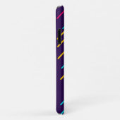 Cool Black Multi-Colour Sprinkles Case-Mate iPhone Case (Achterkant/rechts)