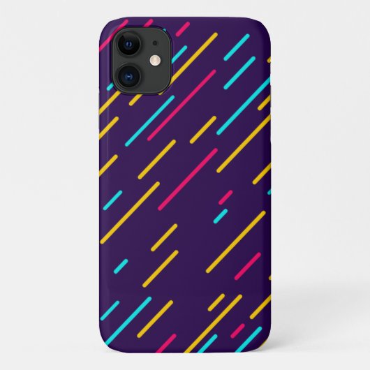 Cool Black Multi-Colour Sprinkles Case-Mate iPhone Case (Achterkant)