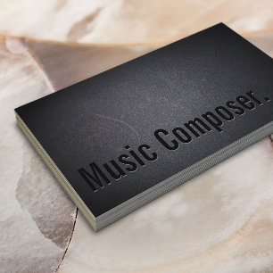 Cool Black Out Music Composer Visitekaartje
