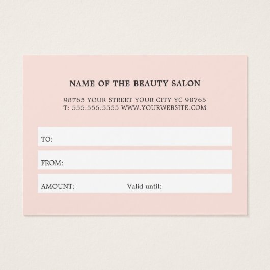 Cool Black Pastel Bold Beauty Witte Strepen Visitekaartje (Achterkant)