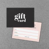 Cool Black Pastel Bold Beauty Witte Strepen Visitekaartje