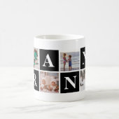 Cool Black Photo Collage Grandma en Grandpa Mokken (Center)